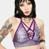 Rolita Rave Couture Tops Maldava Holographic Bralette