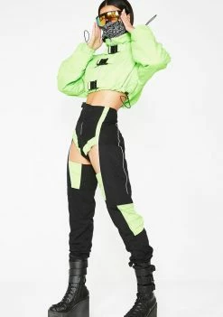 Lipt The Label Bottoms Slime Moto Pants