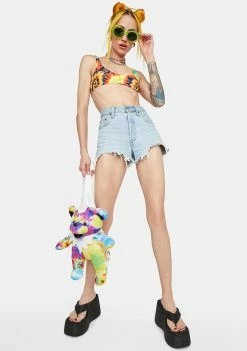 Now Cool Swim The 90s Tie Dye Bikini Top