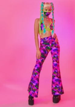 Rolita Rave Couture Flirt With Me Bell Bottoms