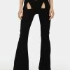 Lipt The Label Flares Morph Cut-Out Flare Pants
