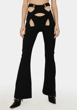 Lipt The Label Flares Morph Cut-Out Flare Pants