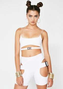 Lipt The Label Bottoms Pure Buckle Shorts