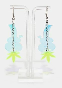 Rolita Rave Couture Jewelry Bong Earrings