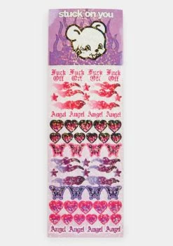 STUCK ON YOU STUDIOS Individuals Angel Baby Glitter Sticker Sheet