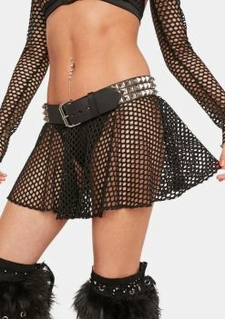 Rolita Rave Couture Galactic Fairy Fishnet Skirt Bottoms
