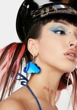 Rolita Rave Couture Drop Earrings Thunder Cloud Earrings