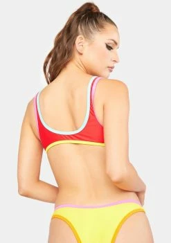 Cheapest ???? Now Cool The Yellow Contrast 90s Duo ???? Bikini Bottoms ✔️ 9 Now Cool The Yellow Contrast 90s Duo Bikini Bottoms