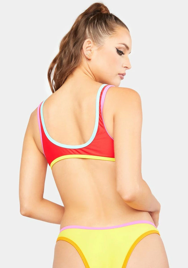 Cheapest ???? Now Cool The Yellow Contrast 90s Duo ???? Bikini Bottoms ✔️ 6 Now Cool The Yellow Contrast 90s Duo Bikini Bottoms