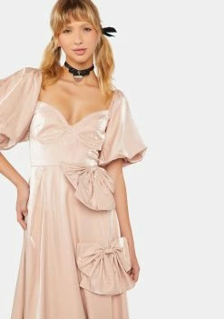 Sister Jane Midi & Maxi Bonnie Bow Maxi Dress