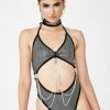Rolita Rave Couture Tops Punk Princess Cut-Out Bodysuit