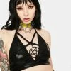 Rolita Rave Couture Maldava Pentagram Bralette Tops