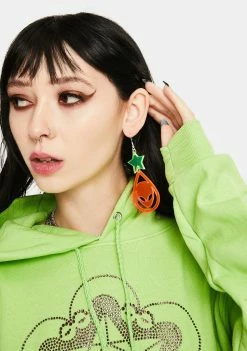 Rolita Rave Couture Jewelry Alien Star Earrings