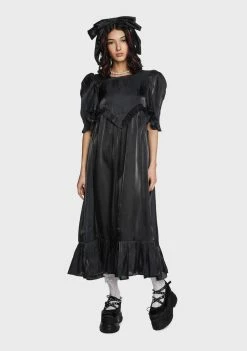 Sister Jane Midi & Maxi Barre Ruffle Midi Dress