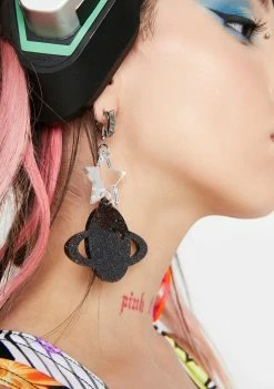 Rolita Rave Couture Out Of Space Earrings