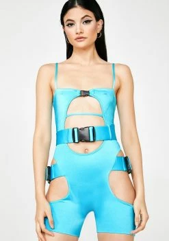 Lipt The Label Jumpsuits & Rompers Aqua Summer Unitard