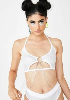 Rolita Rave Couture Rebel Chain Bra Top