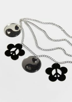 Rolita Rave Couture Yin Yang Chain Belt