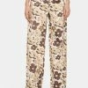 Lipt The Label Brown Vacay Floral Cargo Pants