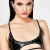 Lipt The Label PVC Moto Cami Top Tops