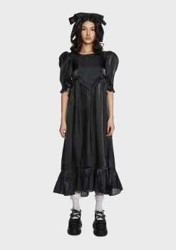 Sister Jane Midi & Maxi Barre Ruffle Midi Dress