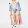 Rolita Rave Couture Outerwear Glitter Rainbow Kimono
