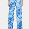 Lipt The Label Blue Vacay Floral Cargo Pants