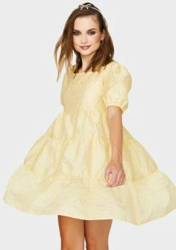 Sister Jane Dresses Buttercup Puff Sleeve Mini Dress