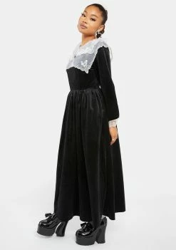 Sister Jane Eris Velvet Maxi Dress Dresses