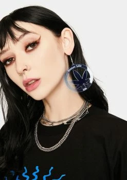 Rolita Rave Couture Aqua Stoner Earrings