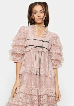 Sister Jane Loop Lace Midi Dress