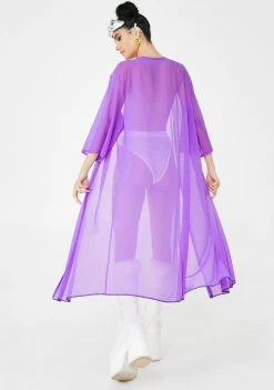 Rolita Rave Couture Outerwear Inferno Mesh Cover Up