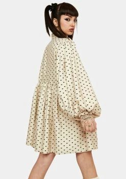 Sister Jane Barn Heart Jacquard Mini Dress Dresses