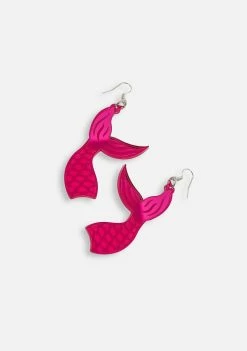 Rolita Rave Couture Mermaid Tail Earrings Jewelry