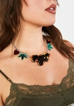 Rolita Rave Couture Jewelry Flower Girl Necklace