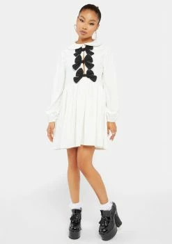 Sister Jane Pisces Velvet Smock Mini Dress