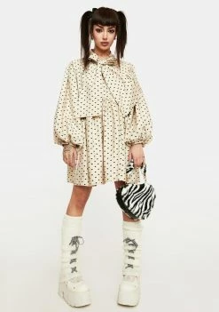 Sister Jane Barn Heart Jacquard Mini Dress Dresses