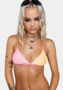 Now Cool Last Sun Ombre Bikini Top