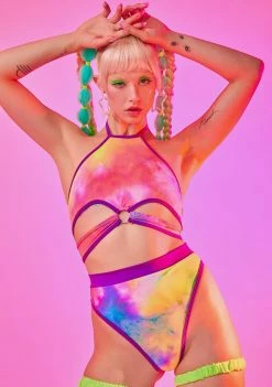 Rolita Rave Couture Hippy Drip Underboob Top