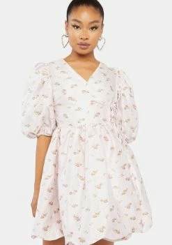 Sister Jane Lunar Floral Jacquard Dress