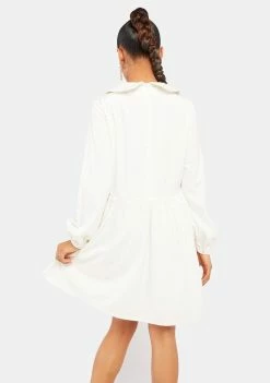 Sister Jane Pisces Velvet Smock Mini Dress