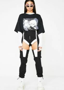 Lipt The Label Moto Pants Bottoms