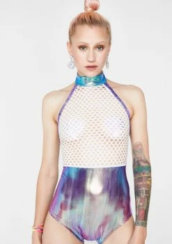 Rolita Rave Couture Tops Cotton Candy Delusion Bodysuit